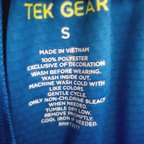 Tek Gear Men's Basketball Shorts, Elegant Blue, Size S, Style MT23A412RS - Picture 7 of 9